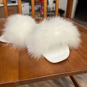 Fashion nova bridal slippers